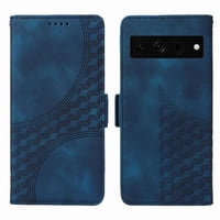 Carcasa Foxdock Google Pixel 7 Pro De Cuero Pu, Diseño Acolchado Clásico, Protección Contra Caídas Y Rayones