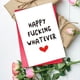 thumbnail image 4 of Tarjeta de felicitación TQDaiker Happy Whatever F*cking Card con sobre, 4 of 5