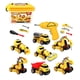 thumbnail image 3 of Juego De Vehículos De Ingeniería, Juguetes De Aprendizaje Para Niños, Bebés, Niños, Regalos De Cumpleaños, 1 Batería AA, 3 of 5