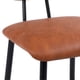 thumbnail image 4 of Pack 2 Pisos De Bar O Cocina Mid-century Con Respaldo Marrón, 4 of 8