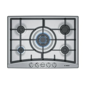 Encimera A Gas Bosch Pgq7G5B90 Acero Inoxidable 5 Quemadores