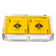 thumbnail image 1 of Porta Barajas Luxe Dominoes Amarillo con 2 Barajas, 1 of 7