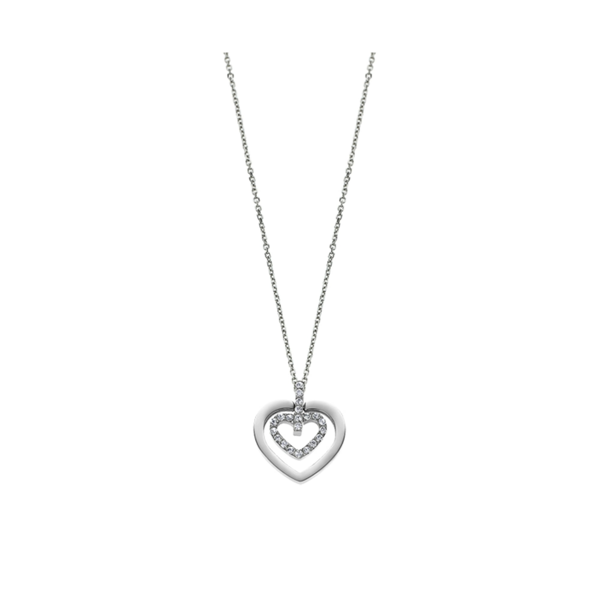 Orecchini lobo pavè 1,2 cm nero LOTUS Silver lp1252/4/4