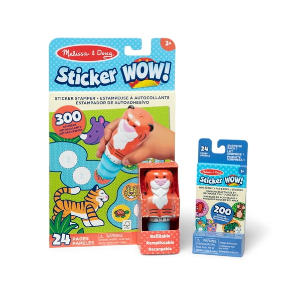 Pegatina ¡Guau! ™ Paquete Tiger de Melissa y Doug con 500 pegatinas