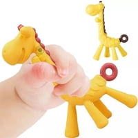 Oem - Mordedor De Silicona Para Bebe Jirafa Amarillo