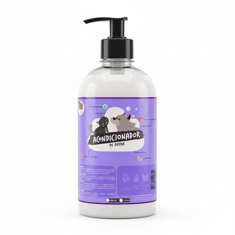 Mascokits - Acondicionador De Avena Perro & Gato Piel Sensible 1 Litro