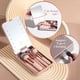 thumbnail image 2 of Set de brochas de maquillaje BS-MALL Travel con espejo LED, 14 unidades APINK, 2 of 3