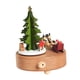 thumbnail image 1 of Caja De Música De Madera Estatua Creativa Decoración De Mesa Para El Hogar Para Festivales Bodas Niñas Árbol De Navidad, 1 of 3