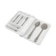 thumbnail image 4 of Organizador de Cubiertos con Tapa Extensible Blanco  blanco, 4 of 6