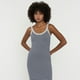 thumbnail image 3 of Vestido Mujer Largo Líneas Básico Gris Corona, 3 of 5