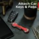 thumbnail image 5 of Llavero KeySmart Compact, organizador de llaves con capacidad para hasta 14 llaves, color rojo, 5 of 7