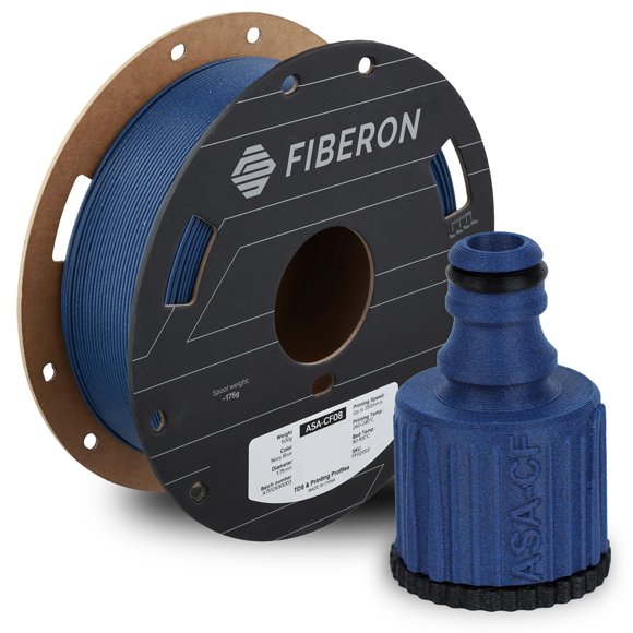 Filamento Polymaker Fiberon ASA-CF08 1,75 mm 0,5 kg Azul Marino