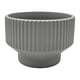 thumbnail image 2 of Maceteros Maceta De Ceramica Copon Lineas Gris Mate L, 2 of 7