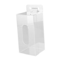 Magideal - Dispensador De Guantes Acrílicos De Guante Desprendimiento De Guantes Transparentes Monta De Pared O Estante De Guantera De Mesa Para Múnis De Cabello 1 Cuadrícula