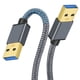 thumbnail image 1 of Cable USB Cable USB 3.0 USB3.0 Cable USB para monitor de computadora portátil Reproductor de DVD de escritura , 0,5 M 05 m, 1 of 5