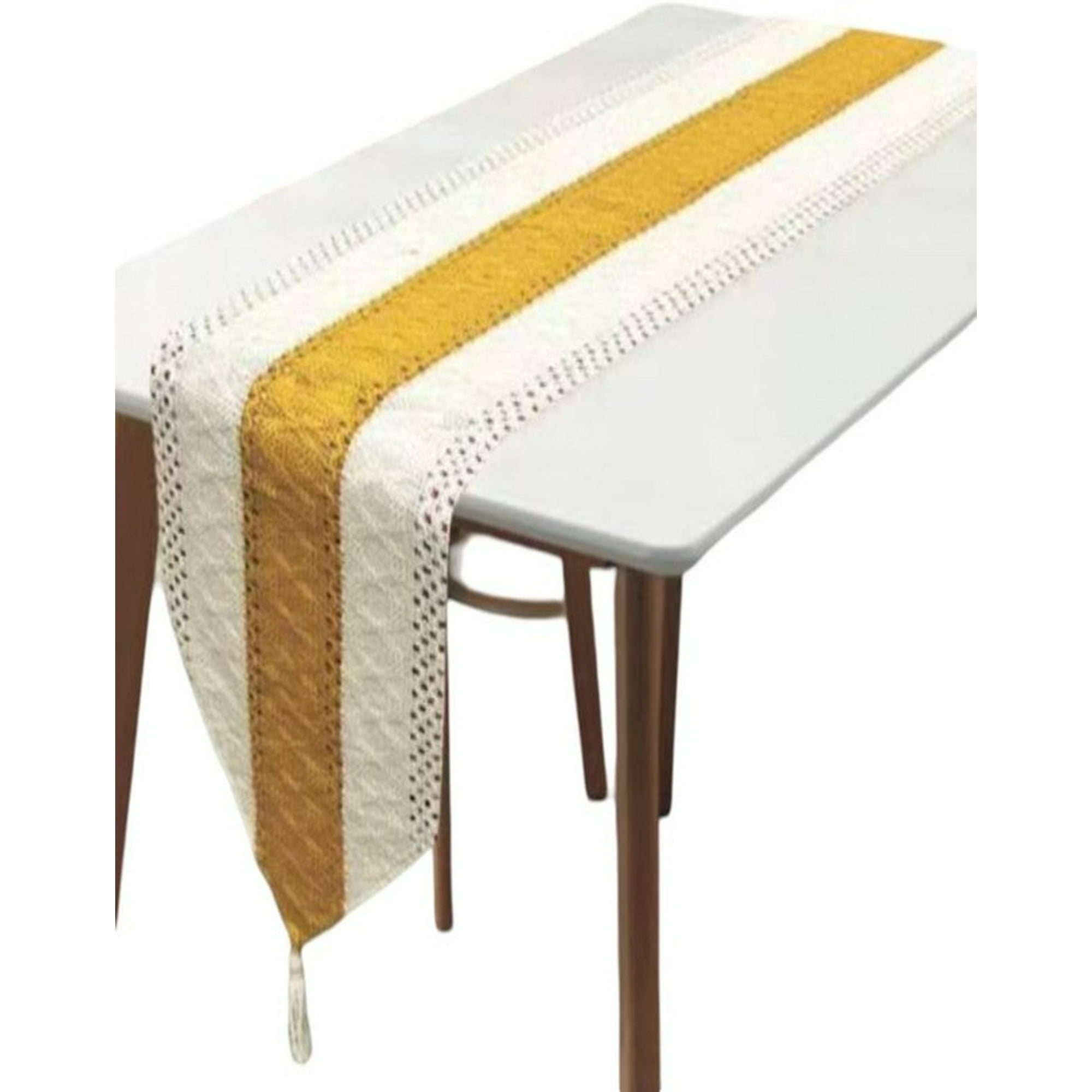 Todo Para El Hogar - Camino De Mesa 30 X 180cm Amarillo