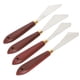 thumbnail image 2 of 4 piezas de espátula de acero inoxidable con forma de cuchillo para pintura al óleo, espátula para mezclar acrílico, 2 of 11