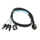 thumbnail image 1 of Cable De Conexión MiniSAS HD (SFF-8643) A 7 Pines SATA Para Disco Duro 0,5 M, 1 of 5