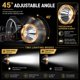 thumbnail image 2 of Linterna frontal recargable Yongkist LED 9,2 cm color amarillo 110 V, 2 of 7