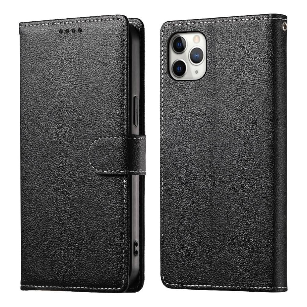 Foxdock - Funda Para Iphone 11 Pro Max– Cuero Premium, 3 Ranuras Para Tarjetas, Protección Contra Impactos