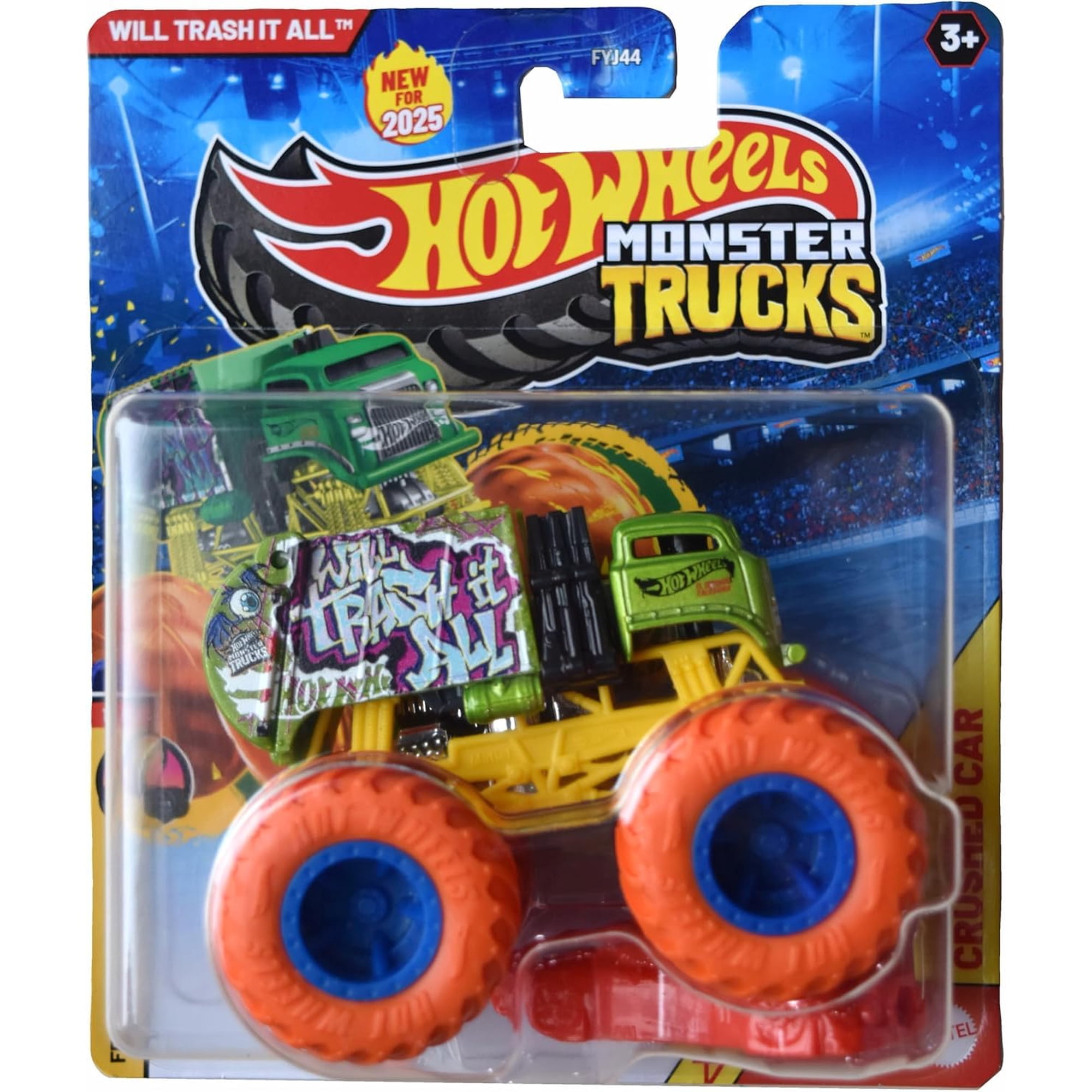 Monster Truck Hot Wheels, Nuevo Para 2025, Metal Fundido A Presión 1:64