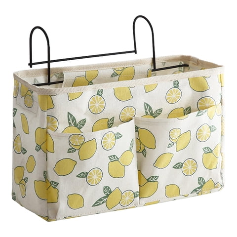 Bothyi - Caddy De Cabecera Impermeable Con Múltiples Bolsillos Para Dormitorio Universitario Sofá De Viaje Amarillo