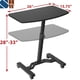 thumbnail image 3 of Carrito móvil para laptop SHW, ajustable de 71 a 84 cm, 3 of 7