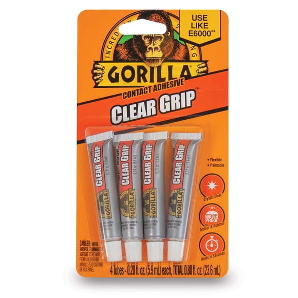 Adhesivo Gorilla Clear Grip Waterproof Contact de 0,2 ml (paquete de 1)