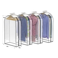 Bolsas Para Ropa Jollygleam, Mejoradas, Espesadas, Transparentes, 4 Paquetes