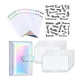 thumbnail image 1 of Carpeta De Cuaderno Con Pegatinas De Letras Para Recibos De Dinero Budgeting Silver, 1 of 5