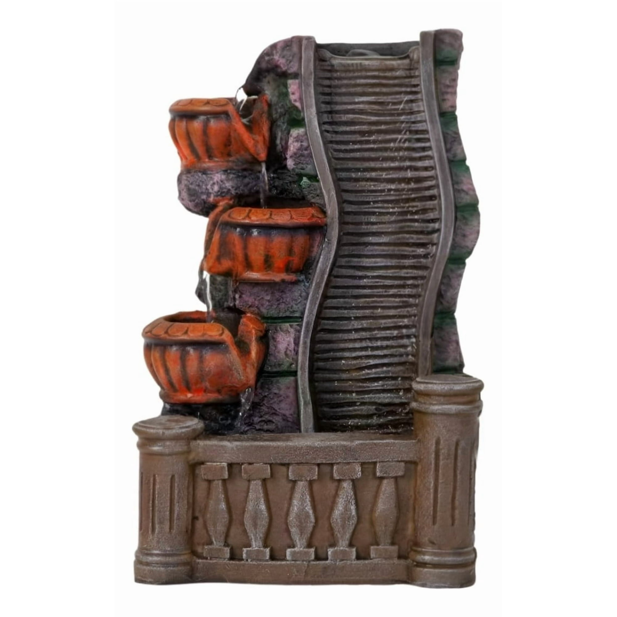 Genérico - Fuente Agua Decorativa Cascada Elegante Hogar Relajante Jhn