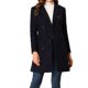 thumbnail image 1 of INSPIRE CHIC Abrigo de Invierno para Mujer con Solapa de Muesca y Doble Botonadura XS Azul Oscuro, 1 of 6