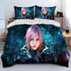 thumbnail image 1 of Final Fantasy Series Games Cartoon Comforter Bedding Set,Duvet Cover Bed Set Quilt Cover Pillowcase,Bedding Set Bed Sheets, 1 of 5