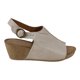 thumbnail image 1 of Sandalia Exs Cuña Cuero Beige, 1 of 5