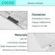 thumbnail image 2 of CQCEO G3HTA024H G3HTA021H G3HTA023H G3HTA048H batería base para teclado de tablet para Microsoft Surface Book 1 1703 1704 1705 13,5 pulgadas 7,5 V 51 Wh/6800 mAh, 2 of 7