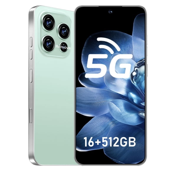 Smartphone JQAKP 16PM 16 GB + 512 GB 6,99" 5G color cian