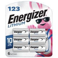 Batería Energizer 123 Lithium 3V, Paquete De 6 Unidades Para Dispositivos Fotográficos