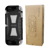 Funda Protectora Aaronmei Tpu Con Agarre Antigolpes Y Mango Para Nintendo Switch Lite Negro