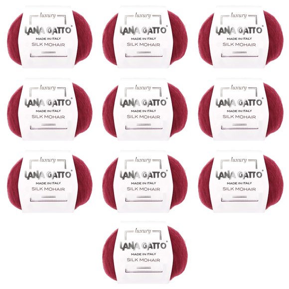 Hilo Kalapanta Silk Mohair Luxury, 250 g (rojo, 6026, 10)