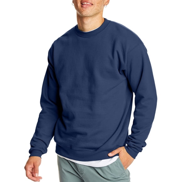 Sudadera Hanes EcoSmart para Hombre Azul Marino Talla M