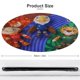 thumbnail image 2 of Maple-theme Round Coral Fleece Floor Mat, Non-Slip Non-Shedding Washable Durable Area Rug for Living Room Bedroom Kids Room, 60CM, 2 of 6
