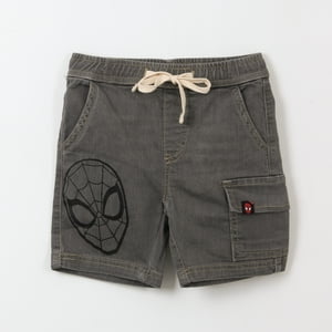 Short Niño Gris Cargo Denim Spiderman Marvel