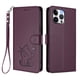 thumbnail image 1 of Funda de Gato tipo Libro para iPhone 13 Pro Max, Morado Oscuro, 1 of 6