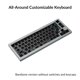 thumbnail image 2 of Teclado Keychron Q2 Barebone 65% gris, 2 of 8