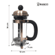 thumbnail image 2 of Cafetera Prensa Francesa Biancci De 350 Ml En Bronce Bronce 350ml, 2 of 7