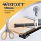 thumbnail image 5 of Tijeras Westcott de 20 cm con recubrimiento de titanio, paquete de 4, 5 of 6