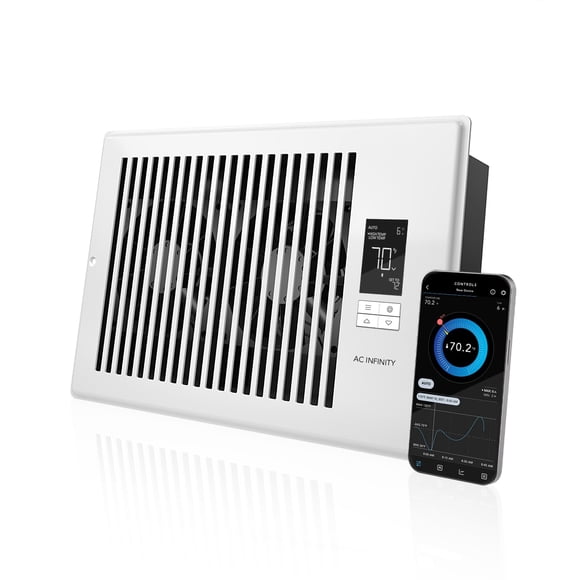 Ventilador Register Booster AC Infinity AIRTAP T6 blanco 6x10 cm