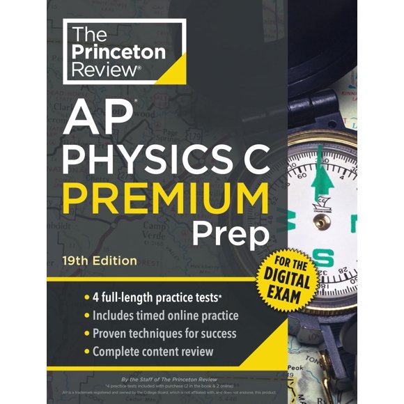 Libro Princeton Review AP Physics C Premium Prep 19ª edición