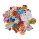 thumbnail image 3 of 50pcs surtidos de dibujos animados animales botones de madera Scrapbook DIY costura artesanal, 3 of 5