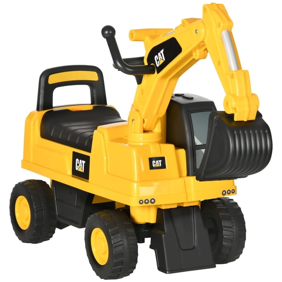 Excavadora Ride-on Aosom CAT con licencia manual de 18 a 36 meses
